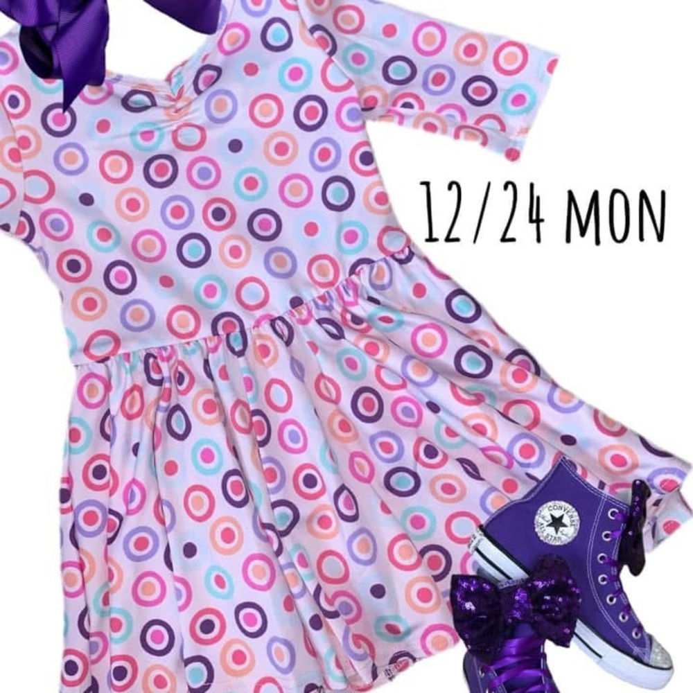 DotDotSmile Colorful Circle Pattern Dress